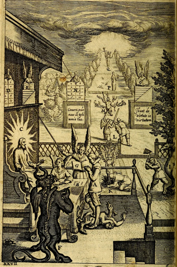 An illustration from Antoni Sucquet ... Via vitae aeternae, 1630, leaf 217