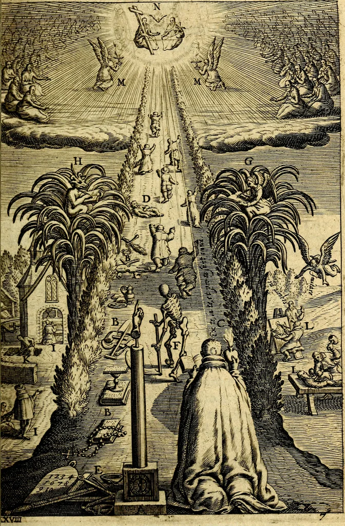 An illustration from Antoni Sucquet ... Via vitae aeternae, 1630, leaf 236