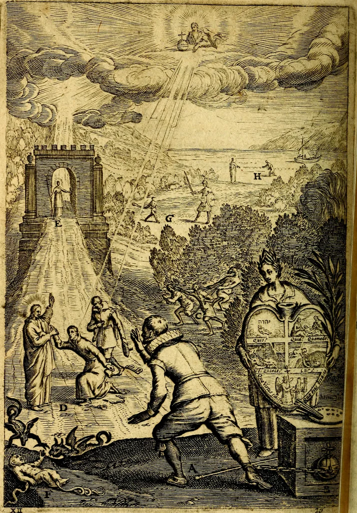 An illustration from Antoni Sucquet ... Via vitae aeternae, 1630, leaf 597