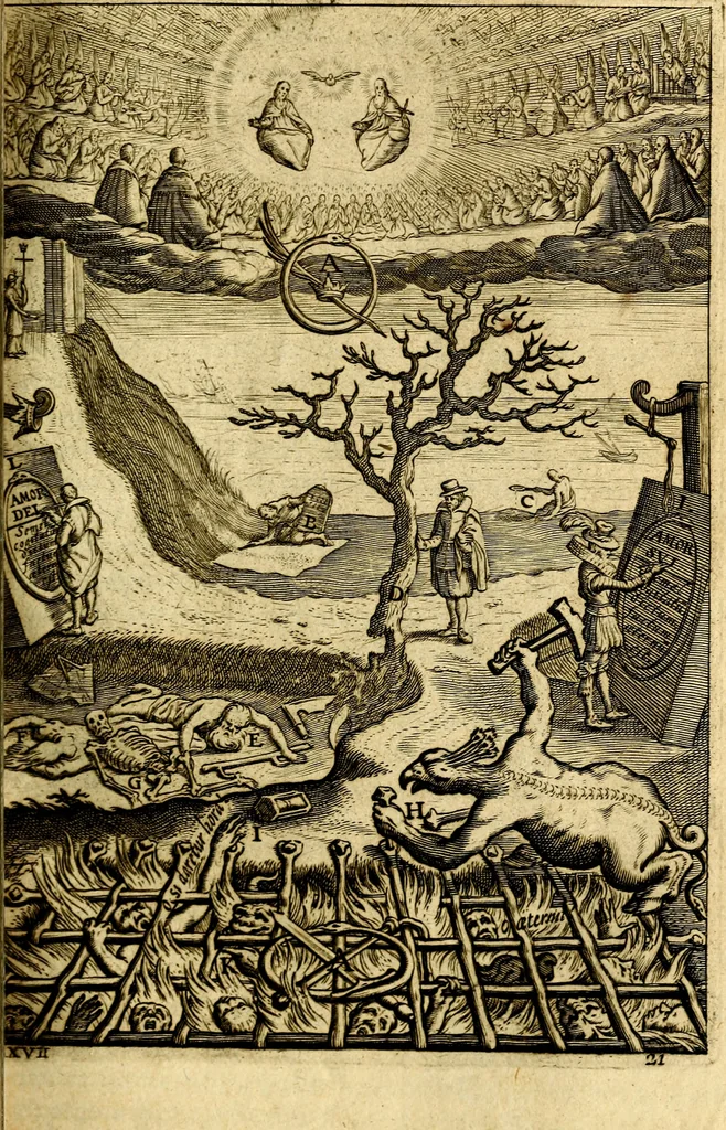 An illustration from Antoni Sucquet ... Via vitae aeternae, 1630, leaf 650