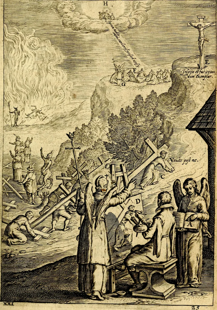 An illustration from Antoni Sucquet ... Via vitae aeternae, 1630, leaf 694