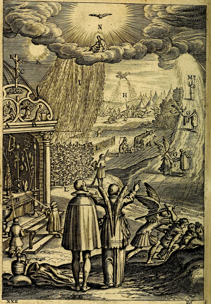 An illustration from Antoni Sucquet ... Via vitae aeternae, 1630, leaf 705