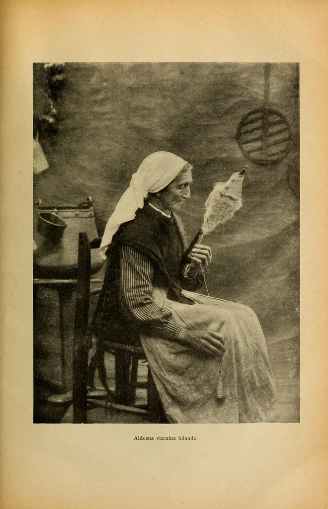 An illustration from Antropología y etnología del país Vasco-Navarro, 1911, leaf 121