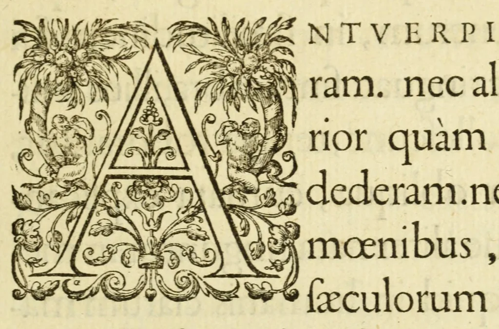 An illustration from Antverpia, 1610, leaf 187