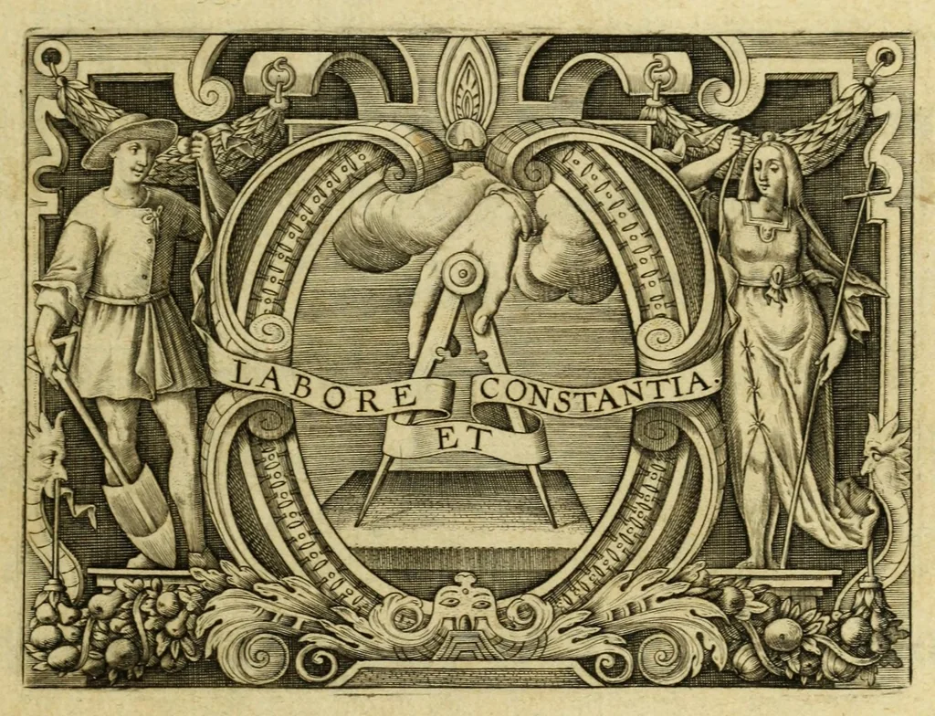 An illustration from Antverpia, 1610, leaf 5