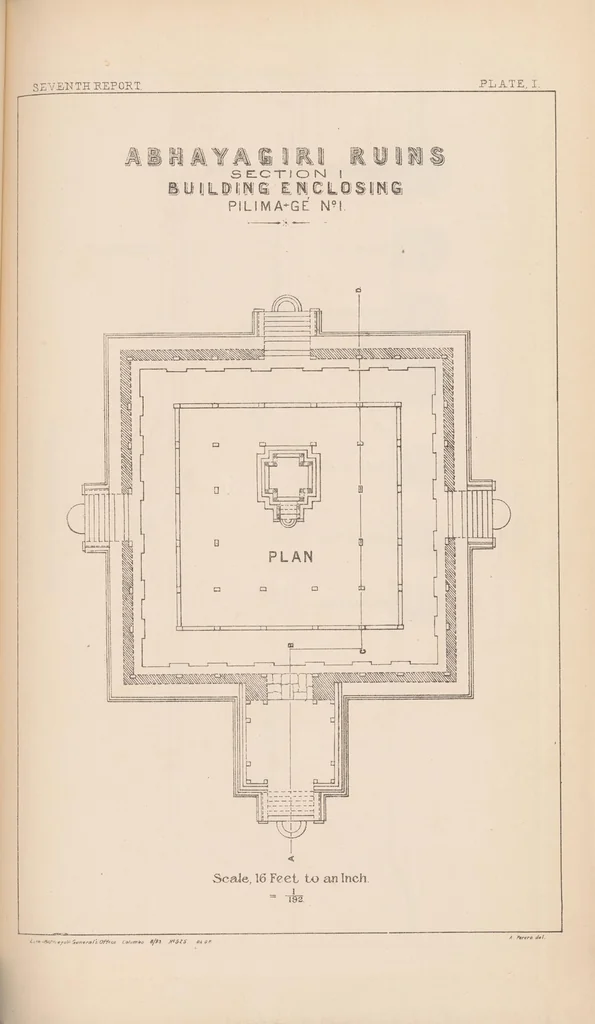 An illustration from Anuradhpura and the North-Central Province ... : progress report, 1890, leaf 75