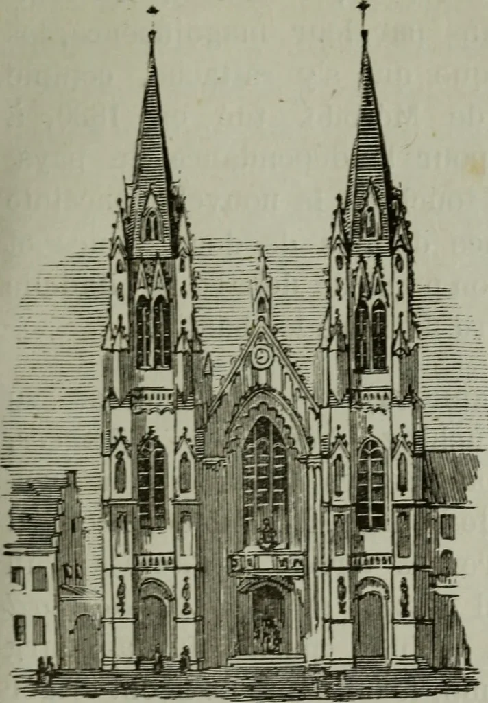 An illustration from Anvers (guide) : histoire, institutions, description des monuments et oeuvres-d'art, 1874, leaf 124