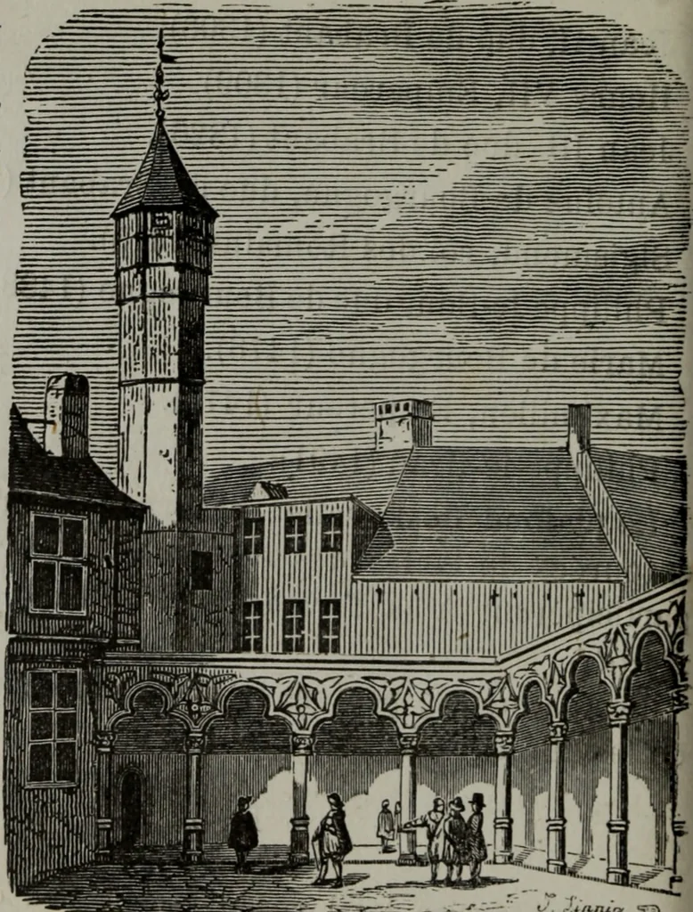 An illustration from Anvers (guide) : histoire, institutions, description des monuments et oeuvres-d'art, 1874, leaf 143