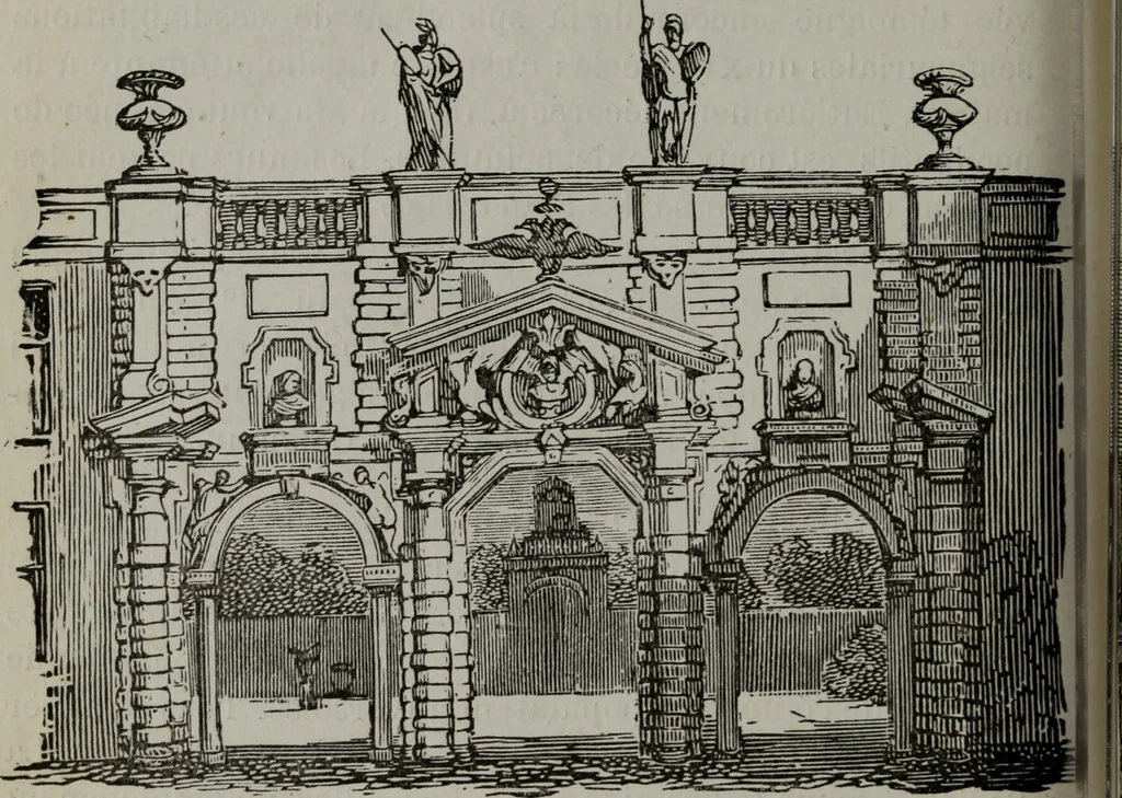 An illustration from Anvers (guide) : histoire, institutions, description des monuments et oeuvres-d'art, 1874, leaf 153