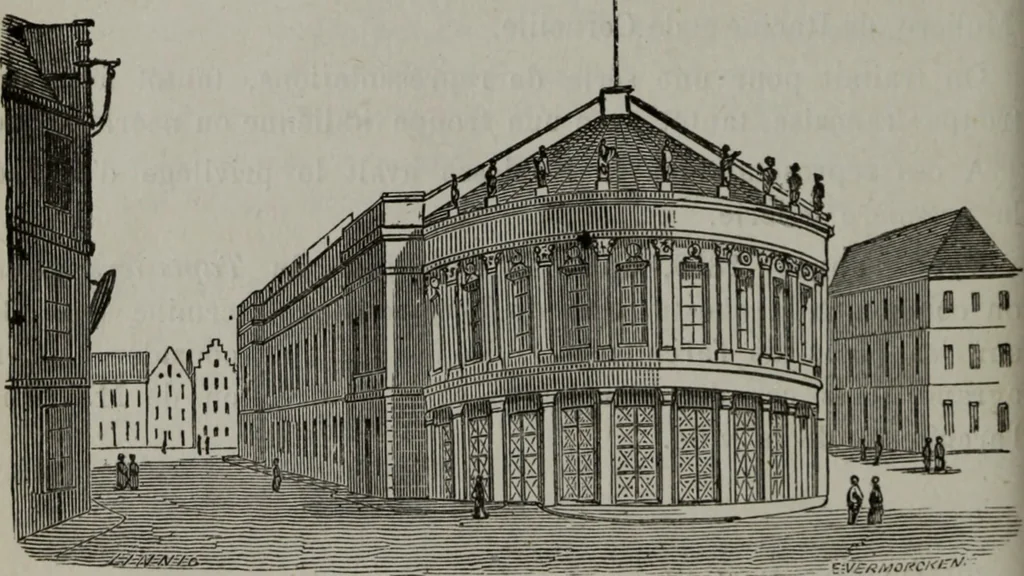 An illustration from Anvers (guide) : histoire, institutions, description des monuments et oeuvres-d'art, 1874, leaf 167