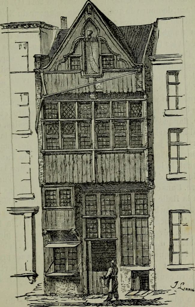 An illustration from Anvers (guide) : histoire, institutions, description des monuments et oeuvres-d'art, 1874, leaf 234