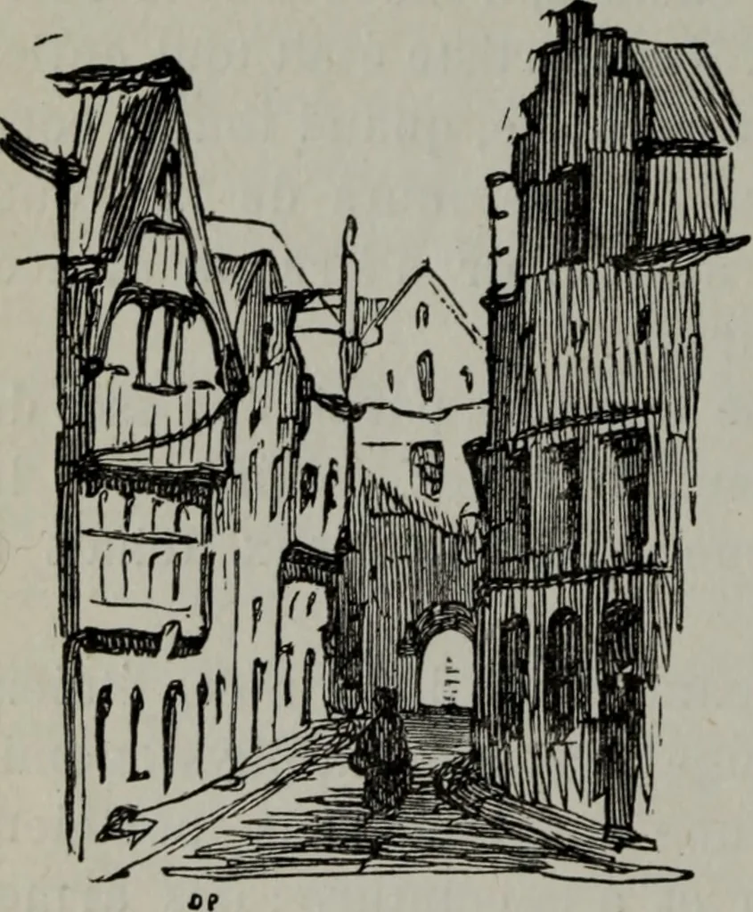 An illustration from Anvers (guide) : histoire, institutions, description des monuments et oeuvres-d'art, 1874, leaf 237