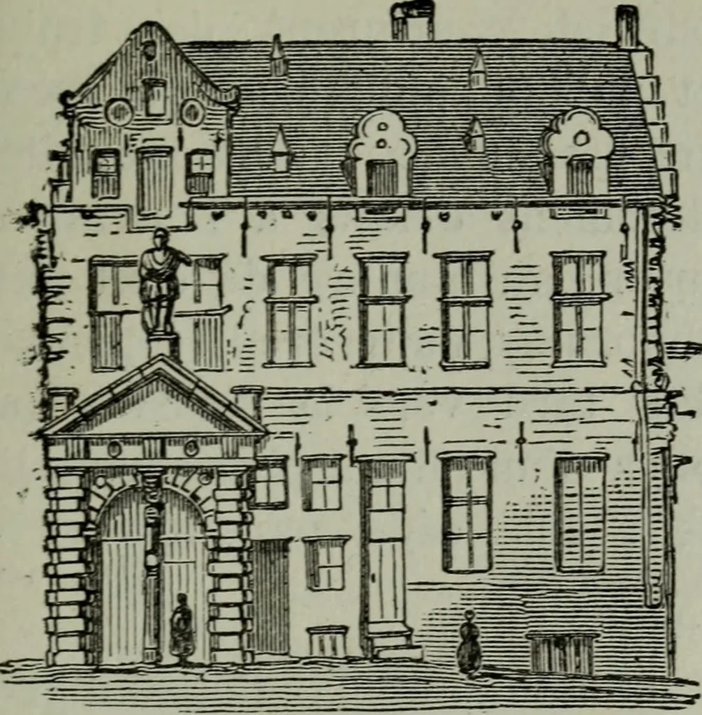 An illustration from Anvers (guide) : histoire, institutions, description des monuments et oeuvres-d'art, 1874, leaf 242