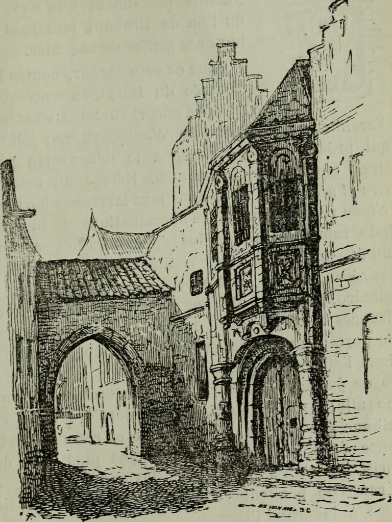 An illustration from Anvers (guide) : histoire, institutions, description des monuments et oeuvres-d'art, 1874, leaf 244