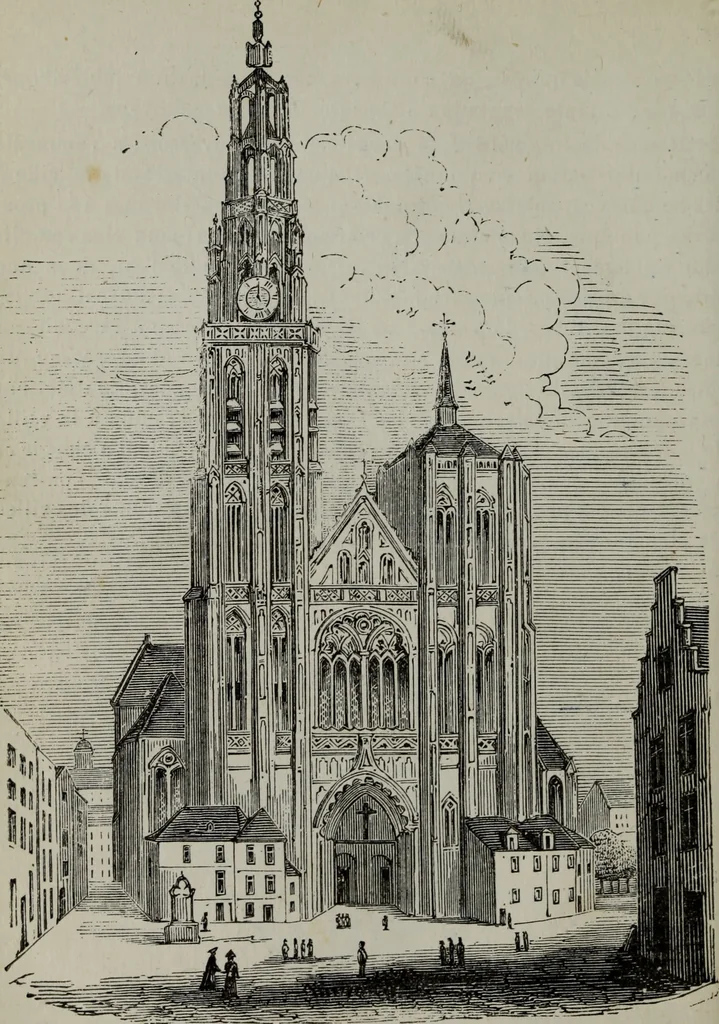 An illustration from Anvers (guide) : histoire, institutions, description des monuments et oeuvres-d'art, 1874, leaf 65