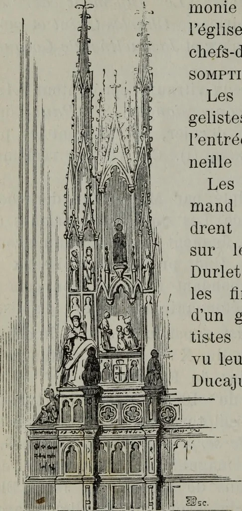 An illustration from Anvers (guide) : histoire, institutions, description des monuments et oeuvres-d'art, 1874, leaf 91
