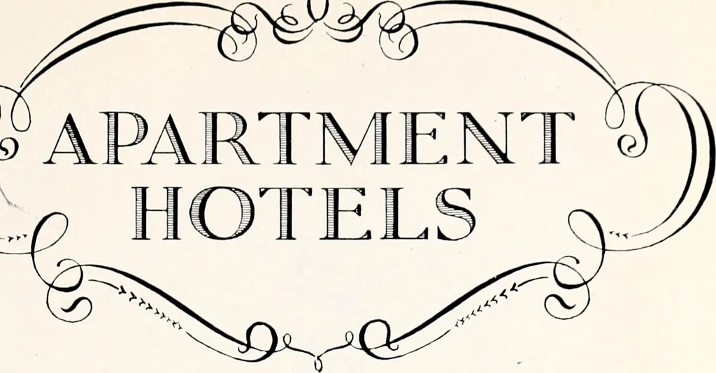 An illustration from Apartment hotels : the Belden, the Webster, the Parkway, 1916, leaf 2