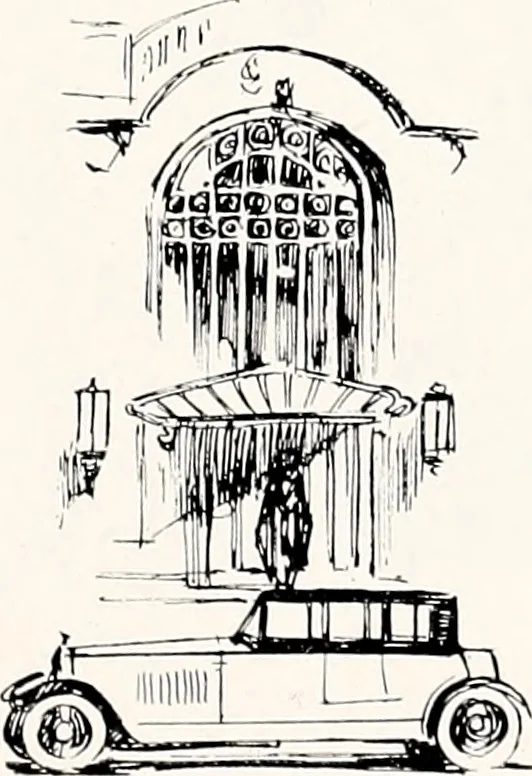 An illustration from Apartment hotels : the Belden, the Webster, the Parkway, 1916, leaf 2