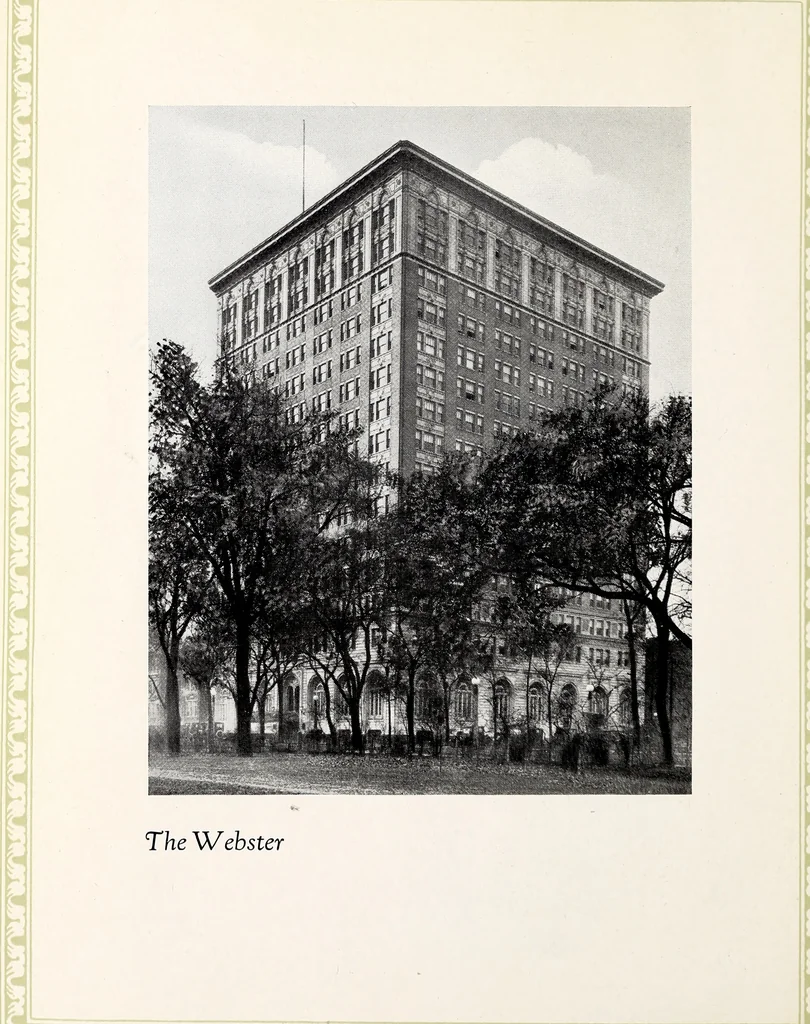 An illustration from Apartment hotels : the Belden, the Webster, the Parkway, 1916, leaf 5