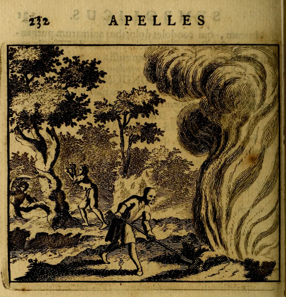 An illustration from Apelles symbolicus, exhibens seriem amplissimam symbolorum, poetisque, oratoribus ac verbi dei praedicatoribus conceptus subministrans varios, 1699, leaf 259