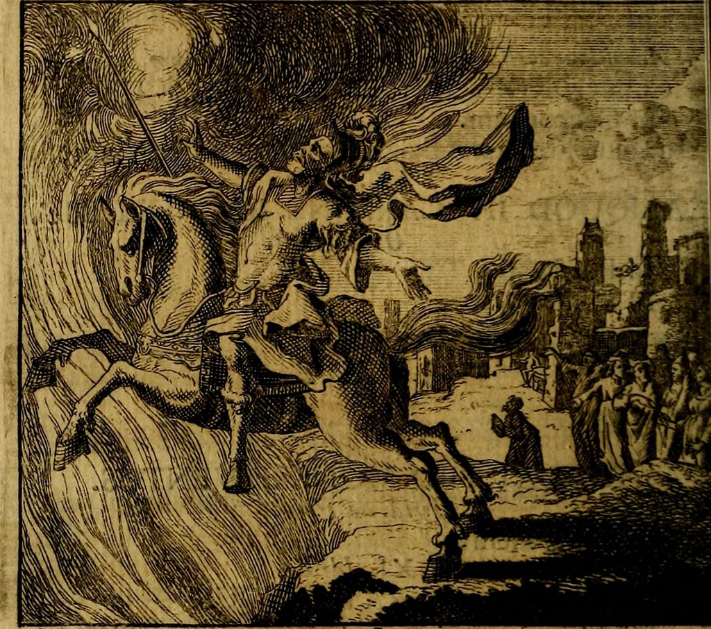 An illustration from Apelles symbolicus, exhibens seriem amplissimam symbolorum, poetisque, oratoribus ac verbi dei praedicatoribus conceptus subministrans varios, 1699, leaf 357