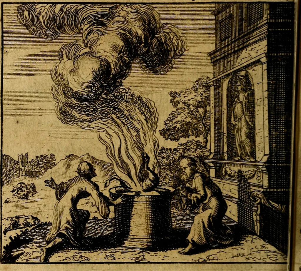 An illustration from Apelles symbolicus, exhibens seriem amplissimam symbolorum, poetisque, oratoribus ac verbi dei praedicatoribus conceptus subministrans varios, 1699, leaf 415