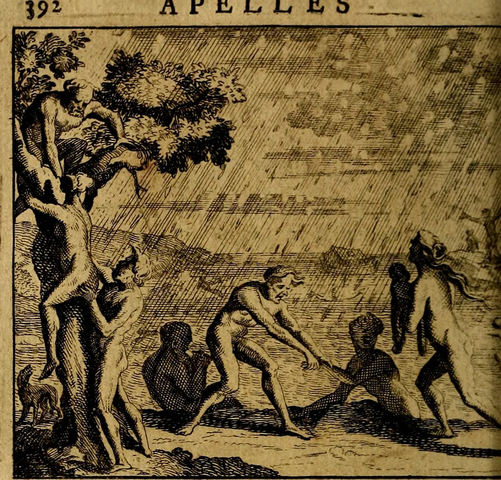 An illustration from Apelles symbolicus, exhibens seriem amplissimam symbolorum, poetisque, oratoribus ac verbi dei praedicatoribus conceptus subministrans varios, 1699, leaf 419
