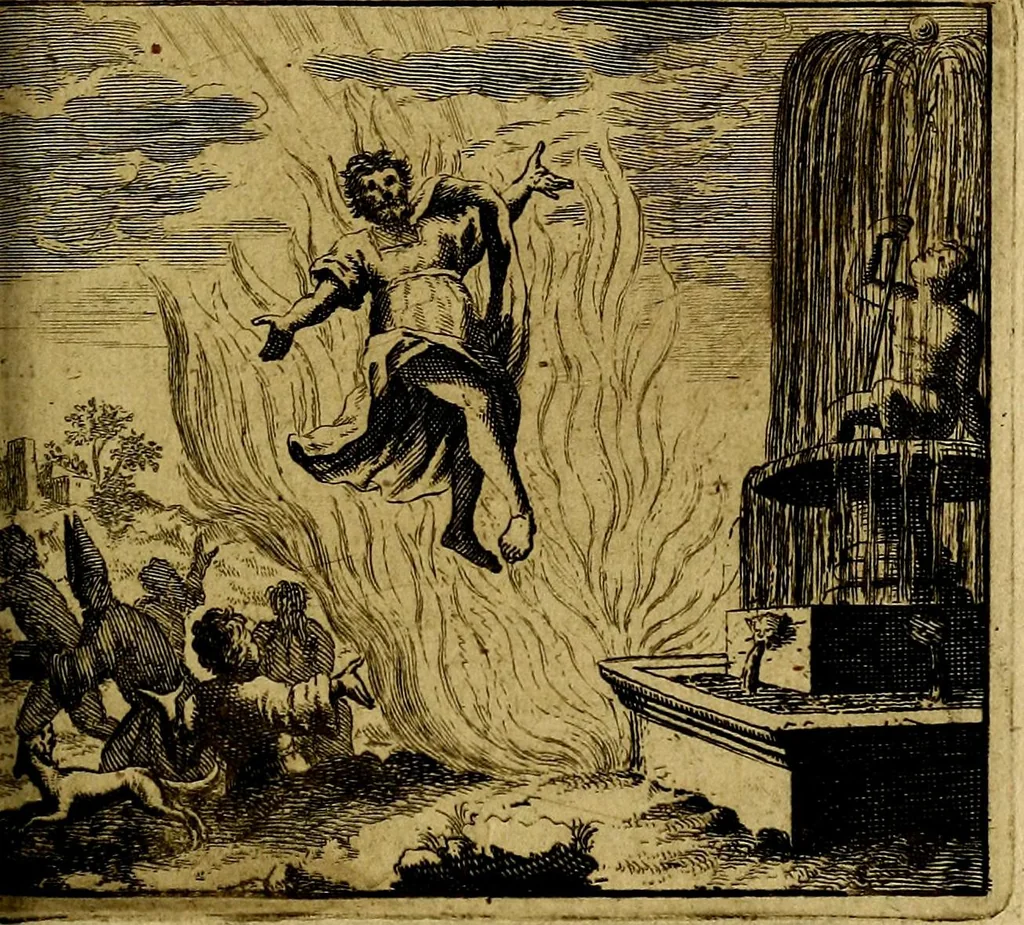 An illustration from Apelles symbolicus, exhibens seriem amplissimam symbolorum, poetisque, oratoribus ac verbi dei praedicatoribus conceptus subministrans varios, 1699, leaf 450