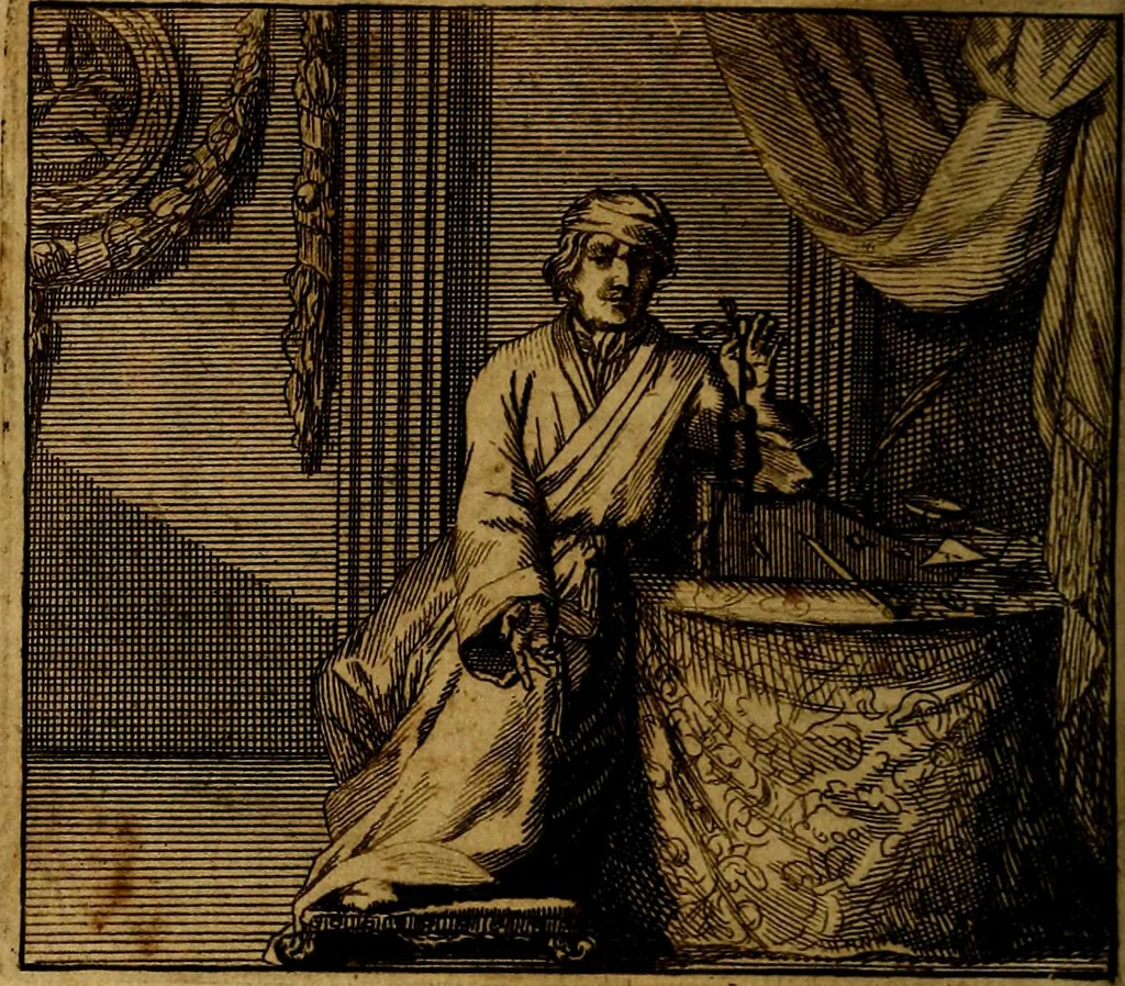 An illustration from Apelles symbolicus, exhibens seriem amplissimam symbolorum, poetisque, oratoribus ac verbi dei praedicatoribus conceptus subministrans varios, 1699, leaf 85