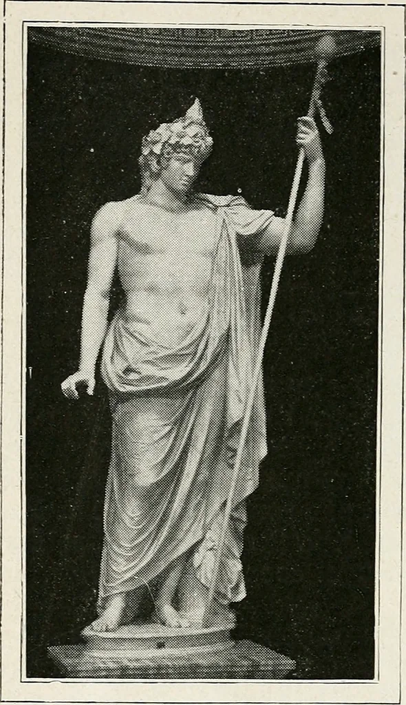 An illustration from Apollo : histoire générale des arts plastiques professée en 1902-1903 à l'École du Louvre, 1907, leaf 103