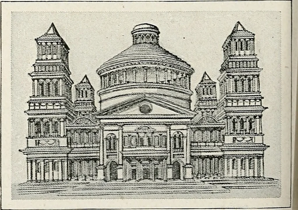 An illustration from Apollo : histoire générale des arts plastiques professée en 1902-1903 à l'École du Louvre, 1907, leaf 141