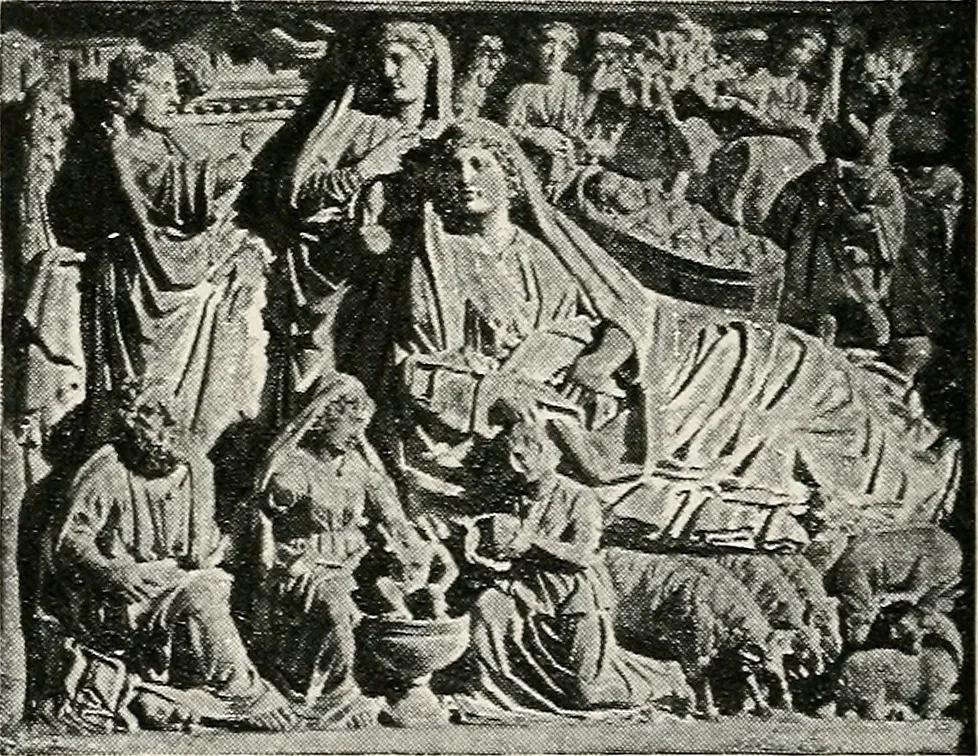 An illustration from Apollo : histoire générale des arts plastiques professée en 1902-1903 à l'École du Louvre, 1907, leaf 155