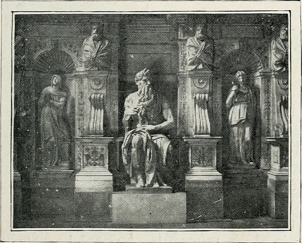 An illustration from Apollo : histoire générale des arts plastiques professée en 1902-1903 à l'École du Louvre, 1907, leaf 210
