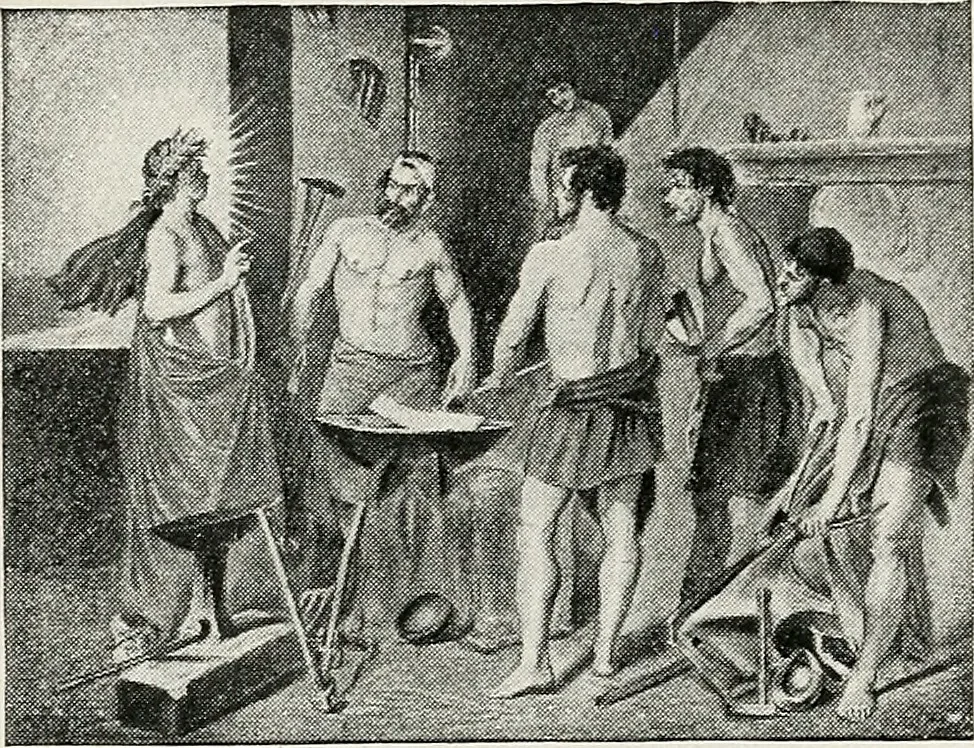 An illustration from Apollo : histoire générale des arts plastiques professée en 1902-1903 à l'École du Louvre, 1907, leaf 255