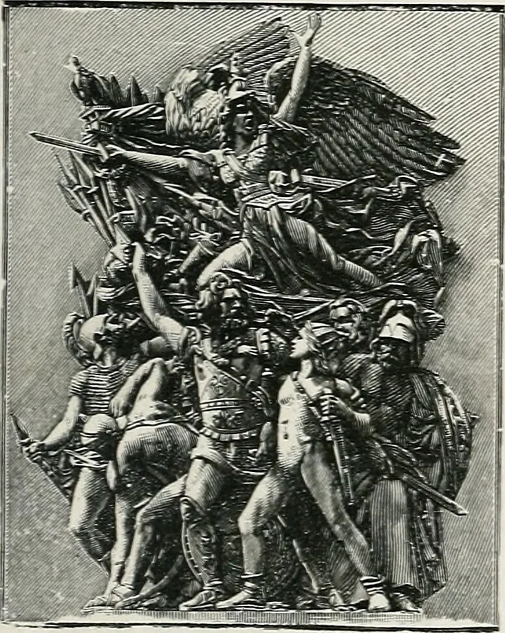 An illustration from Apollo : histoire générale des arts plastiques professée en 1902-1903 à l'École du Louvre, 1907, leaf 322