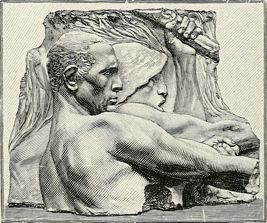 An illustration from Apollo : histoire générale des arts plastiques professée en 1902-1903 à l'École du Louvre, 1907, leaf 329