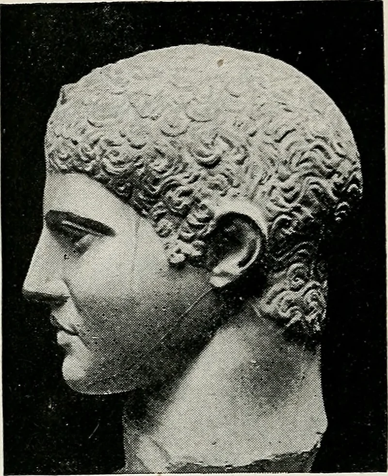 An illustration from Apollo : histoire générale des arts plastiques professée en 1902-1903 à l'École du Louvre, 1907, leaf 55