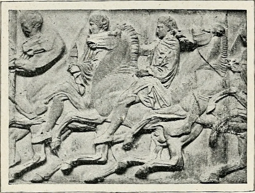 An illustration from Apollo : histoire générale des arts plastiques professée en 1902-1903 à l'École du Louvre, 1907, leaf 61