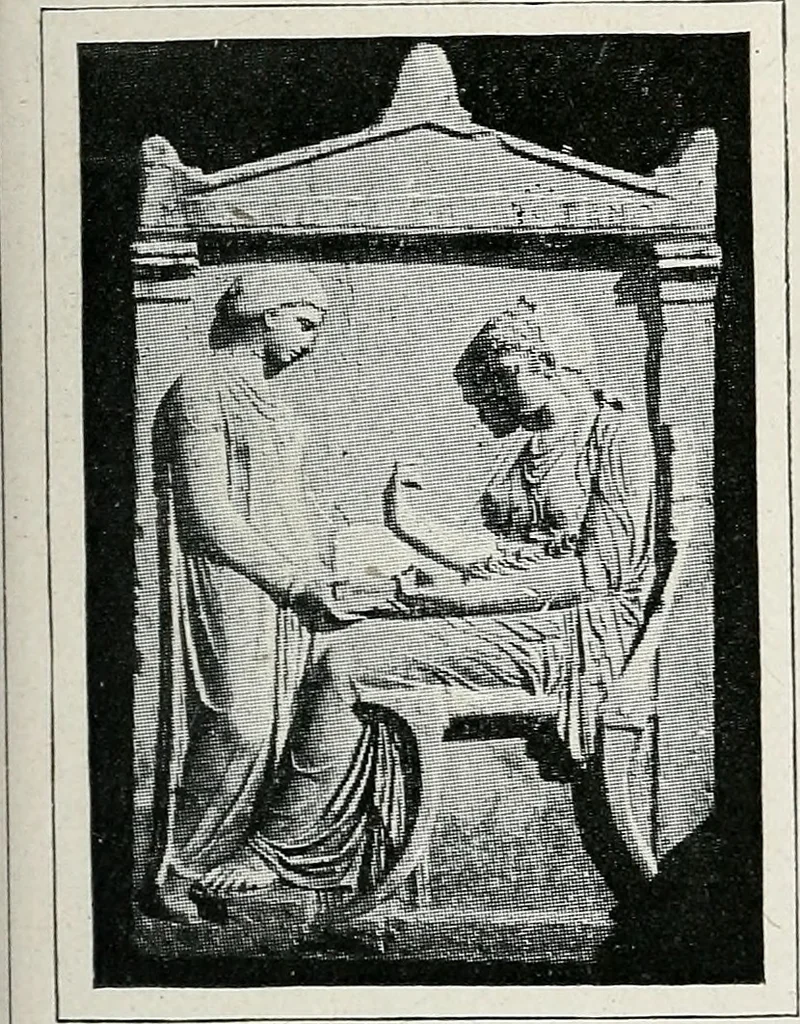 An illustration from Apollo : histoire générale des arts plastiques professée en 1902-1903 à l'École du Louvre, 1907, leaf 74