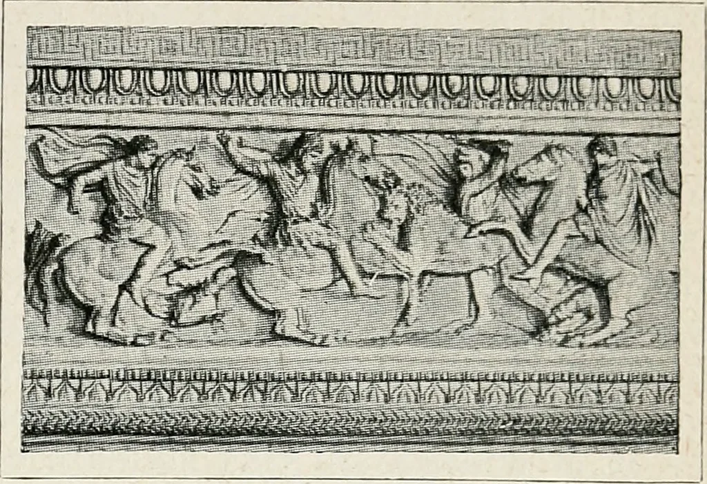 An illustration from Apollo : histoire générale des arts plastiques professée en 1902-1903 à l'École du Louvre, 1907, leaf 82