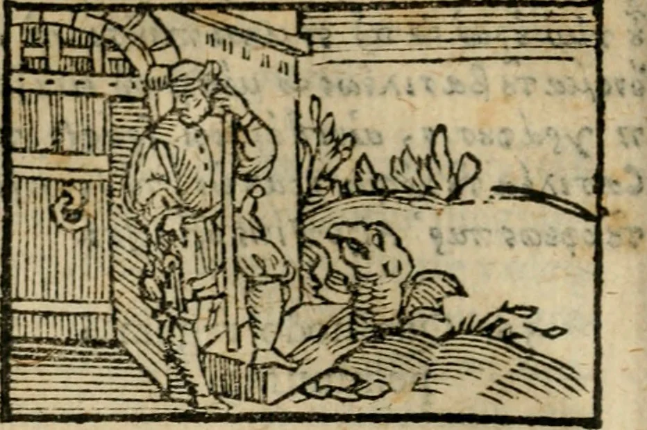 An illustration from Horou Apollonos Neiloou Hieroglyphika eklekta = Hori Apollinis Selecta hieroglyphica : imagines vero cum priuilegio, 1599, leaf 113