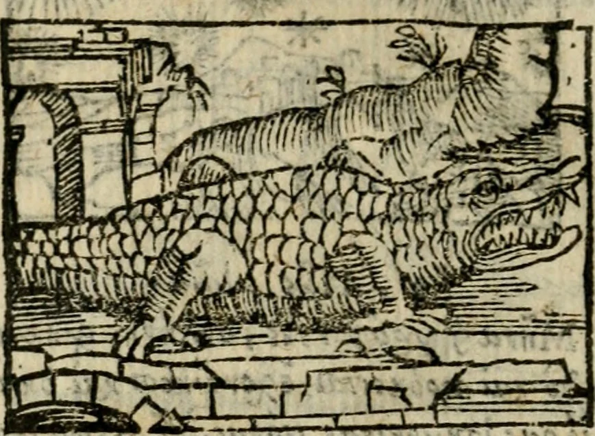 An illustration from Horou Apollonos Neiloou Hieroglyphika eklekta = Hori Apollinis Selecta hieroglyphica : imagines vero cum priuilegio, 1599, leaf 121