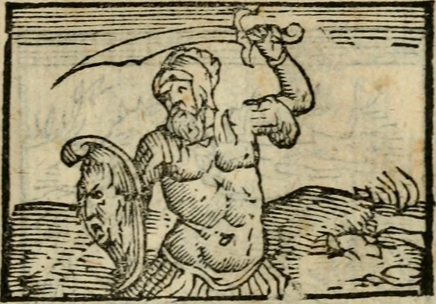 An illustration from Horou Apollonos Neiloou Hieroglyphika eklekta = Hori Apollinis Selecta hieroglyphica : imagines vero cum priuilegio, 1599, leaf 144