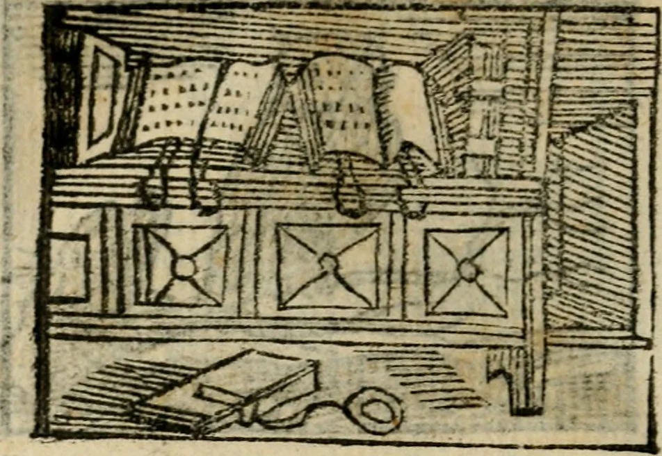 An illustration from Horou Apollonos Neiloou Hieroglyphika eklekta = Hori Apollinis Selecta hieroglyphica : imagines vero cum priuilegio, 1599, leaf 151