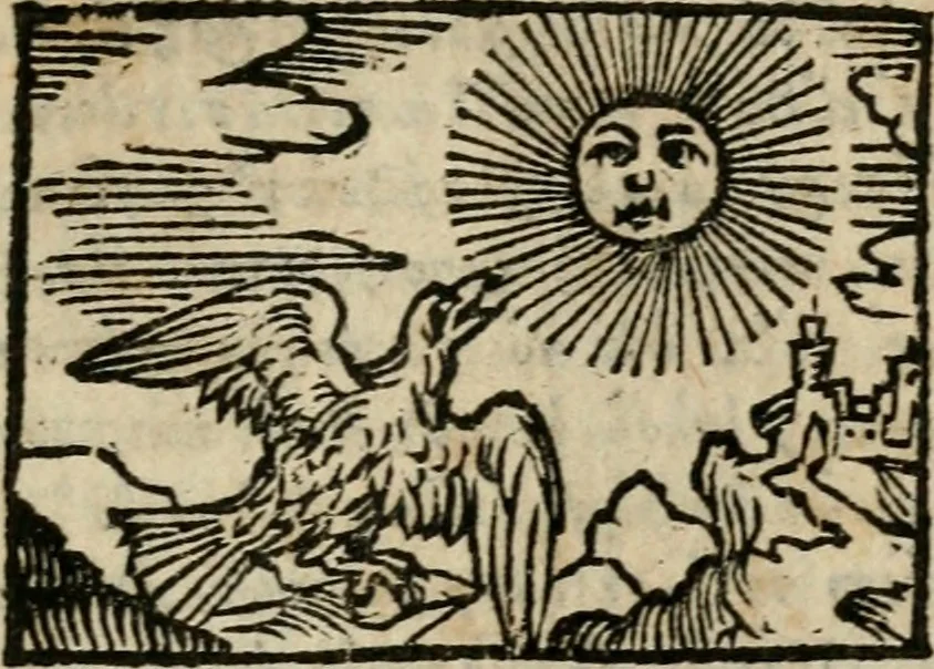 An illustration from Horou Apollonos Neiloou Hieroglyphika eklekta = Hori Apollinis Selecta hieroglyphica : imagines vero cum priuilegio, 1599, leaf 16