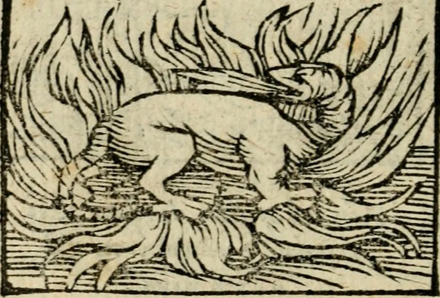 An illustration from Horou Apollonos Neiloou Hieroglyphika eklekta = Hori Apollinis Selecta hieroglyphica : imagines vero cum priuilegio, 1599, leaf 189
