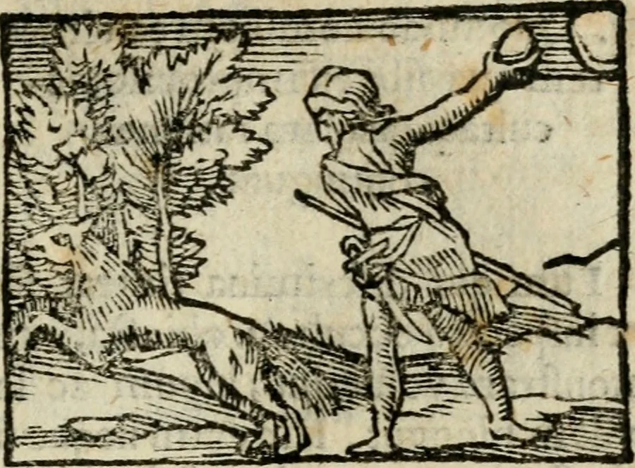 An illustration from Horou Apollonos Neiloou Hieroglyphika eklekta = Hori Apollinis Selecta hieroglyphica : imagines vero cum priuilegio, 1599, leaf 204