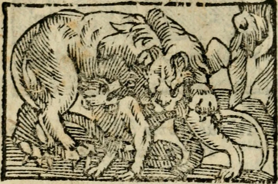 An illustration from Horou Apollonos Neiloou Hieroglyphika eklekta = Hori Apollinis Selecta hieroglyphica : imagines vero cum priuilegio, 1599, leaf 207