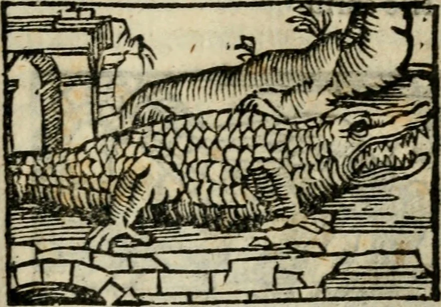 An illustration from Horou Apollonos Neiloou Hieroglyphika eklekta = Hori Apollinis Selecta hieroglyphica : imagines vero cum priuilegio, 1599, leaf 212