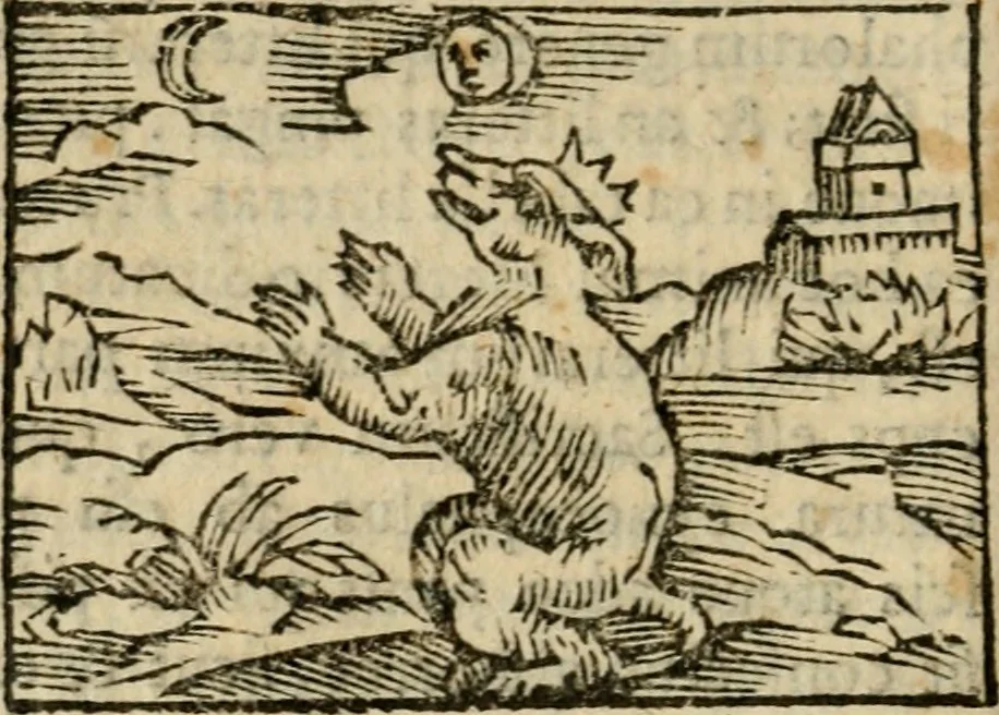 An illustration from Horou Apollonos Neiloou Hieroglyphika eklekta = Hori Apollinis Selecta hieroglyphica : imagines vero cum priuilegio, 1599, leaf 45